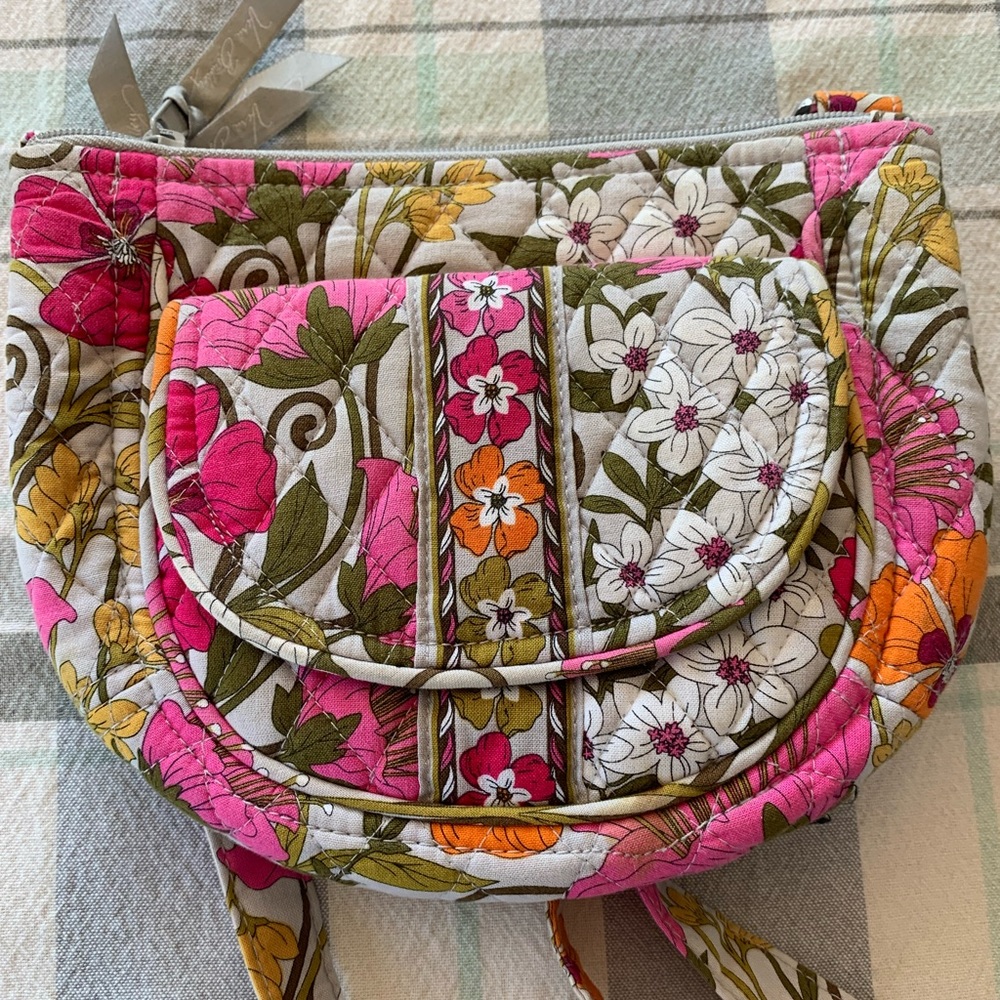 Vera Bradley Lizzy Crossbody in Tea Garden